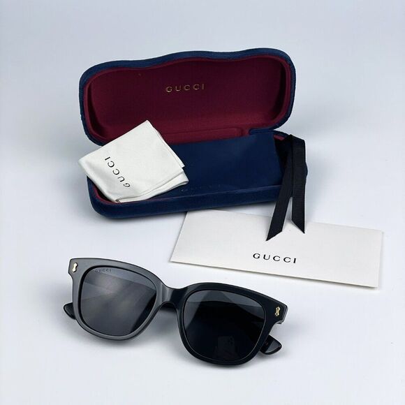 NEW Gucci GG1264S 001 Black Grey Square Women Sunglasses main image 10